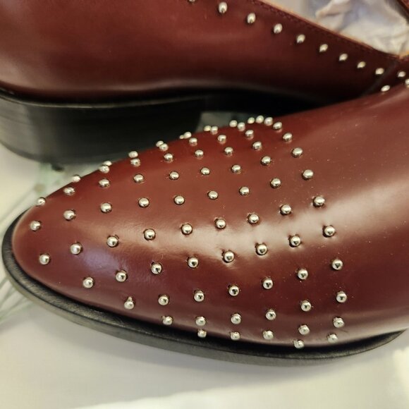 Sigerson Morrison Italian Leather "Edna" Studded Loafers. NIB. Size 8.5 - Picture 8 of 13